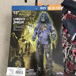 Halloween Zombie costume Size M - New and unused.
