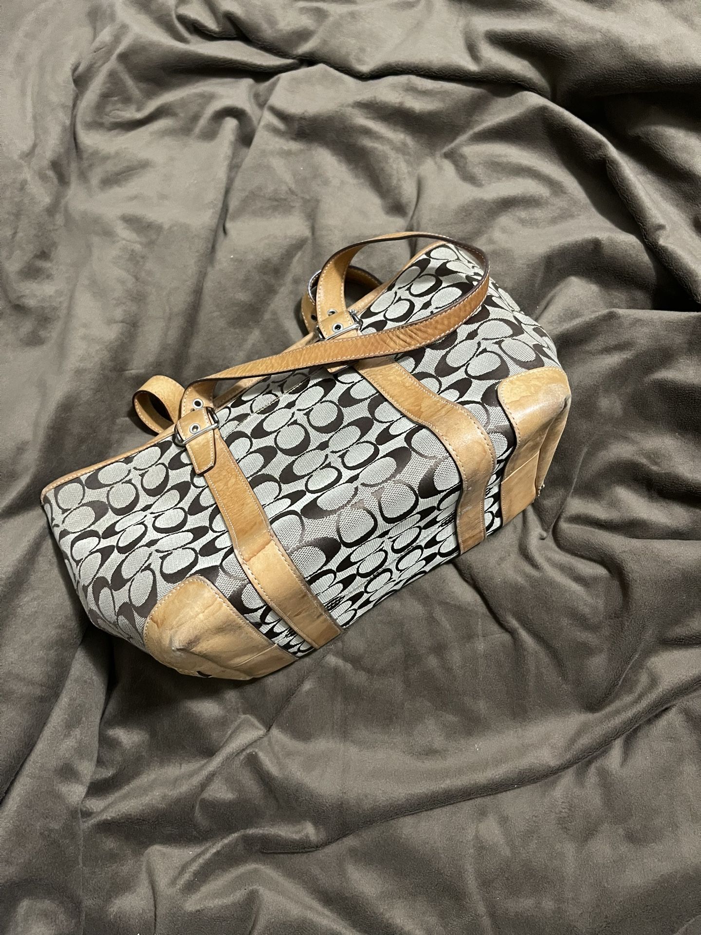 Vintage Coach Bag With Wallet