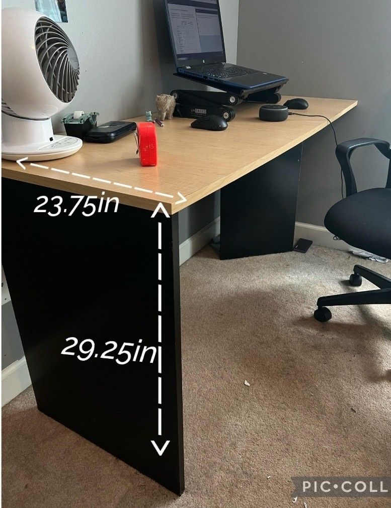 Ikea Desk Excellent Condition With Free Chain N Cabinet N Free Delivery