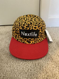 Cheetah print 5 panel hat