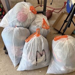 6 Bags Good Clean Condition Mixed Clothes ShoesAdults /Kids No Select No Dig No Pick No Choose.All 30$