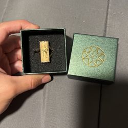 10 karat Solid gold san judas ring (read description)