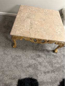 Vintage Marble Coffee Table