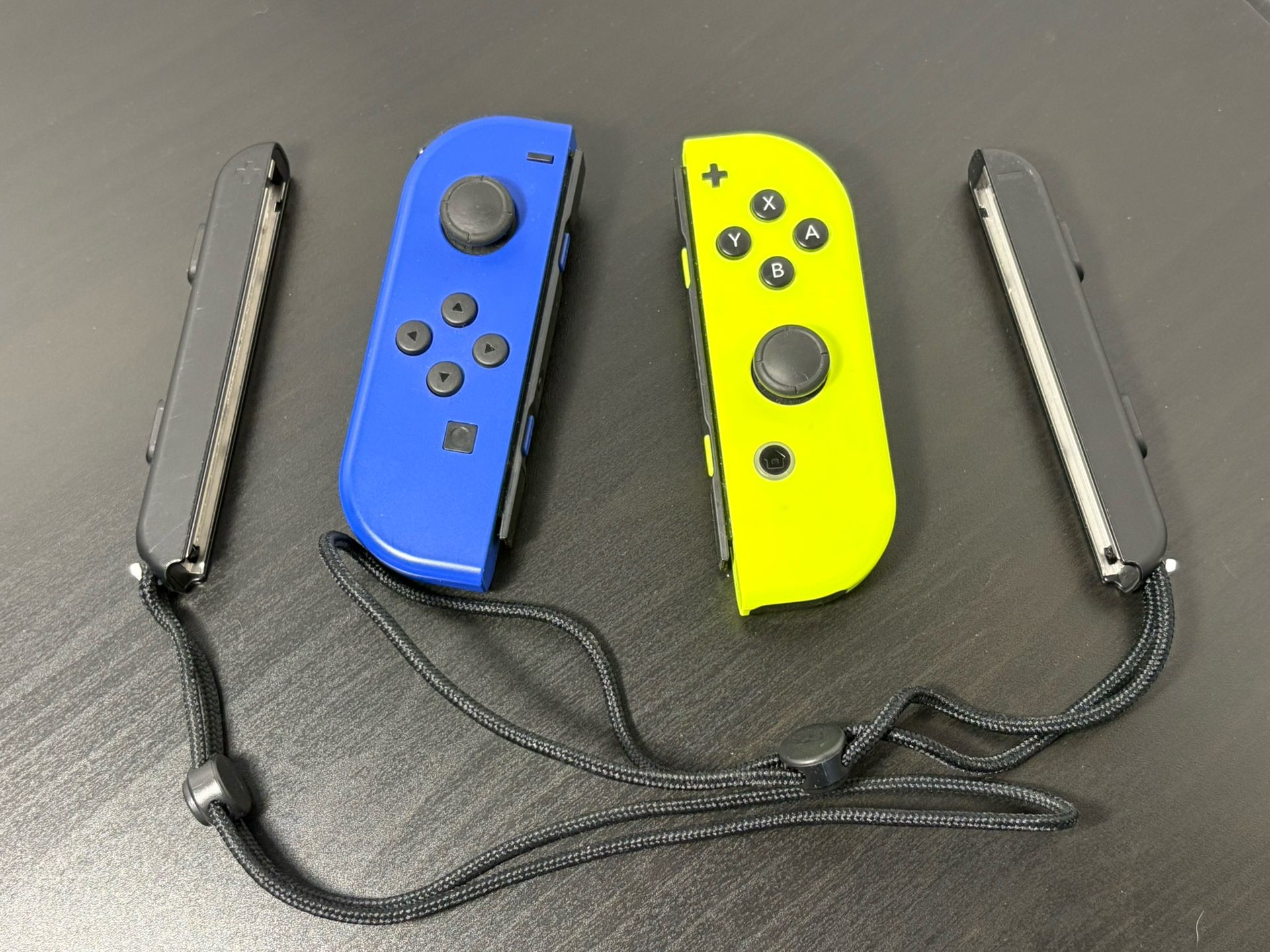 Blue And Yellow Joy-cons Slightly Used