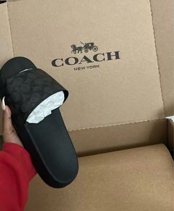 Coach slides/ sandals