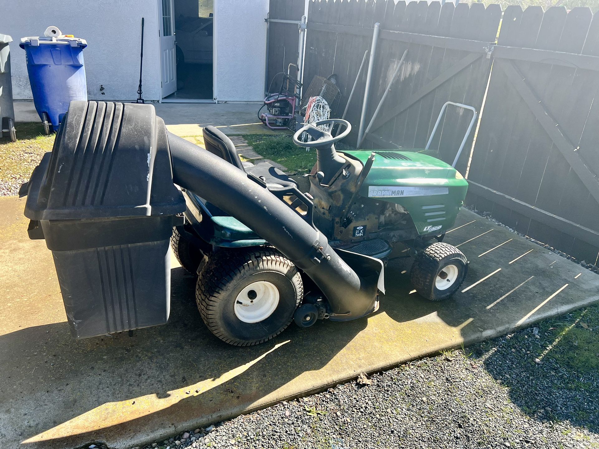 Craftsman Lt1000 Riding Lawn Mower For Sale In Escondido Ca Offerup