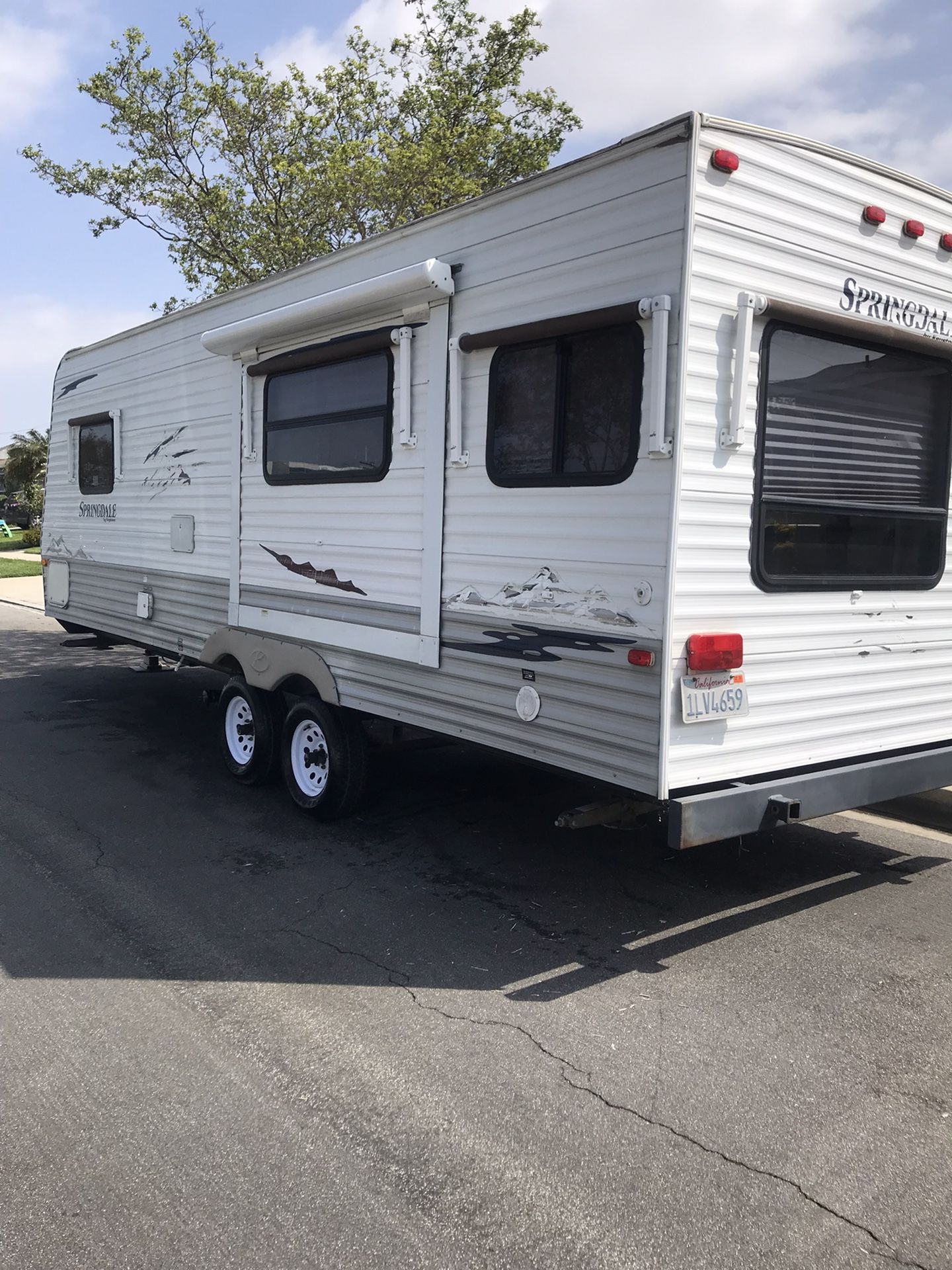 2009 Springdale Double Door Entry 26ft Whit Sofa Slide Out Travel ...