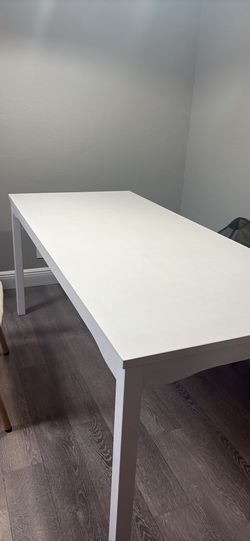 White IKEA Dining Table