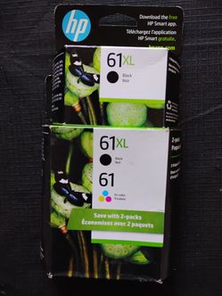 HP 61XL ink cartridges New