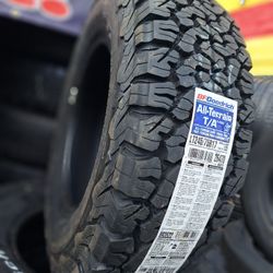 LT 245/70/17 BFGOODRICH ALL-TERRAIN SET OF 4 TIRES