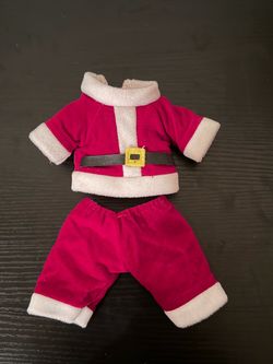 Miniature Santa Claus Doll Costume Set
