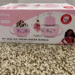 Disney Dash Princess my mug ice cream set new in box