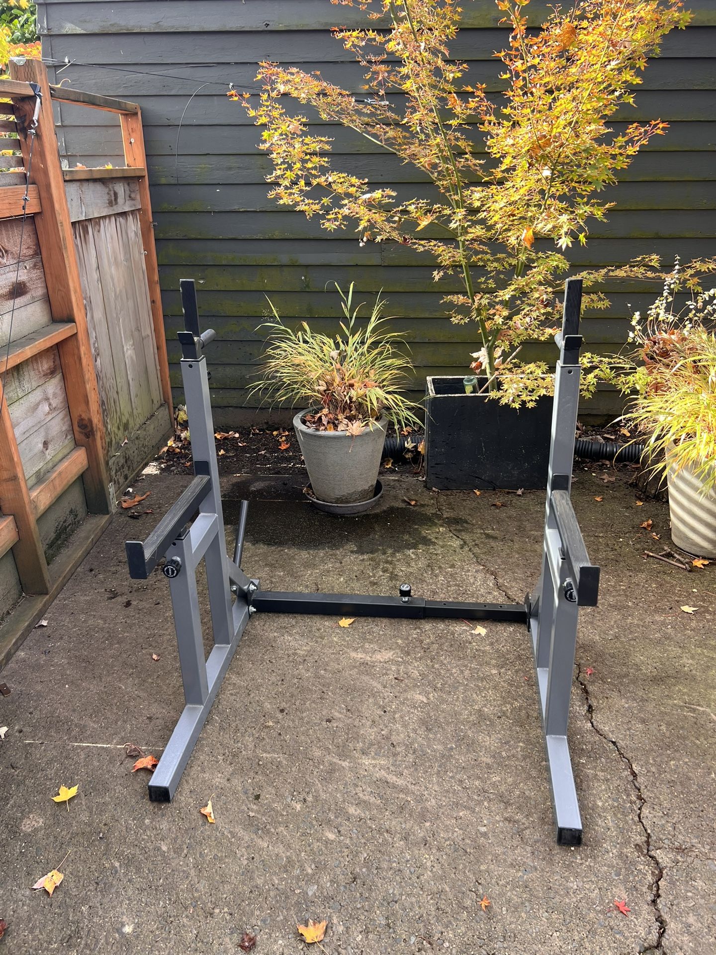 Squat / Bench Weight Rack And Weights