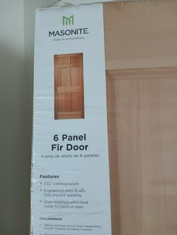 Brand New 6 Panel Fir Door