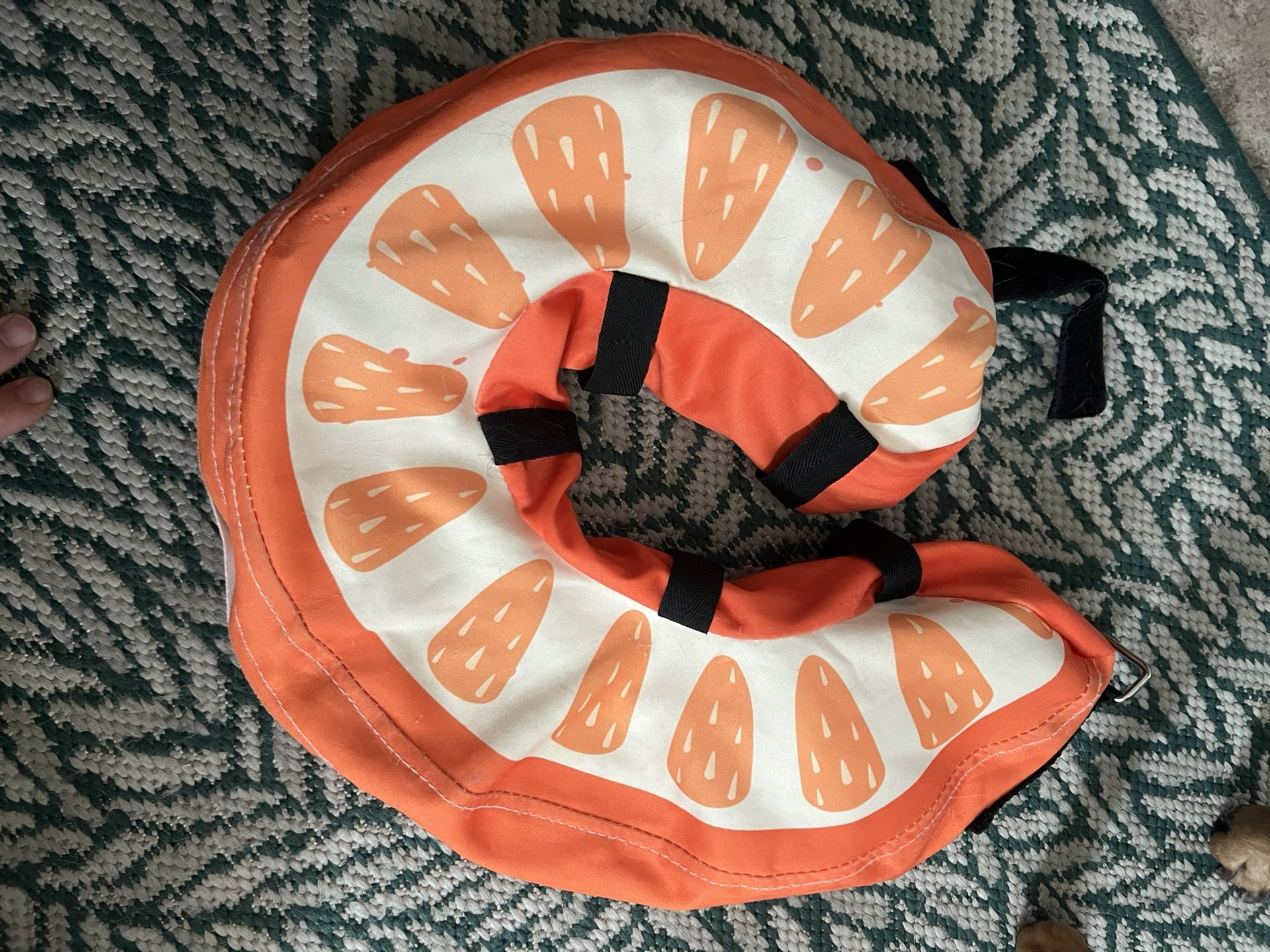 Orange Soft Inflatable Cone For Dogs