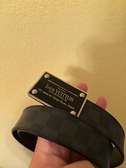 Louis Vuitton Damier Graphite Belt