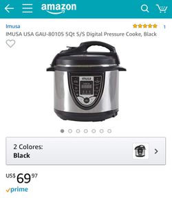 Olla Reina de presión eléctrica 5qt Electric pression cooker 5qt Nuevas en  su caja - New in Box for Sale in Miami, FL - OfferUp