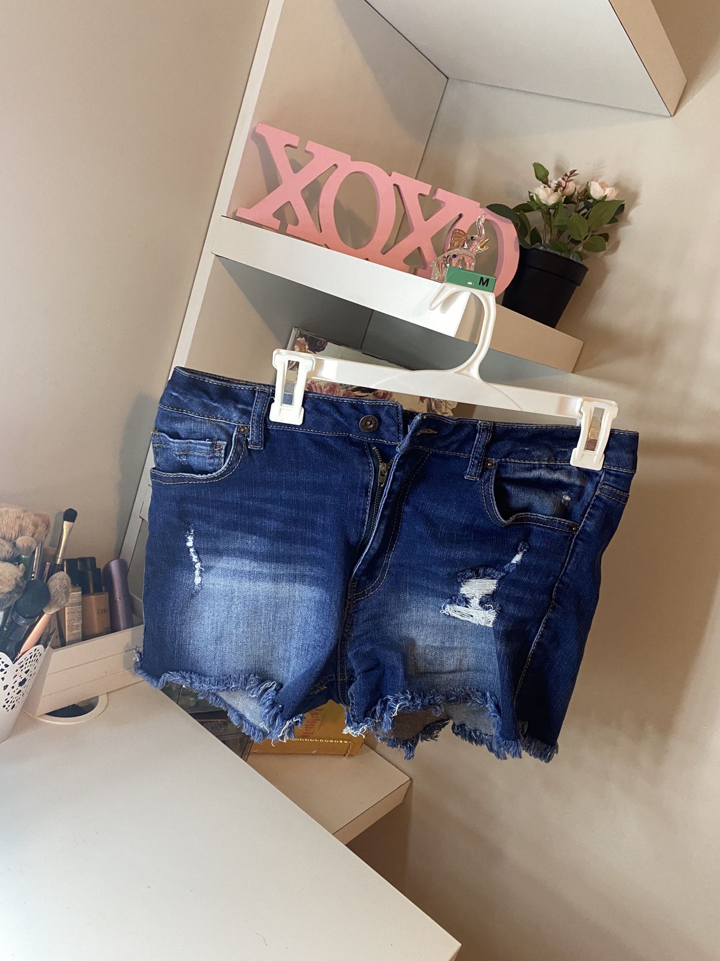 Denim shorts