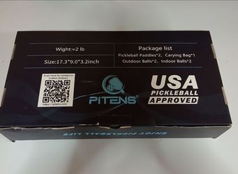 🏓 Pitens USA Pickleball Approved Paddle Set 🏓Brand new