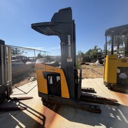 Jungheinrich Stand-Up Electric Forklift 36V Cushion Tires w/ Fresh 2022 Crown 750AH Battery