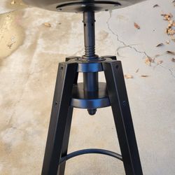 Bar Stool Adjustable - IKEA Model (Black) O.B.O