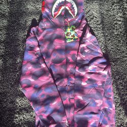 PURPLE BAPE HOODIE