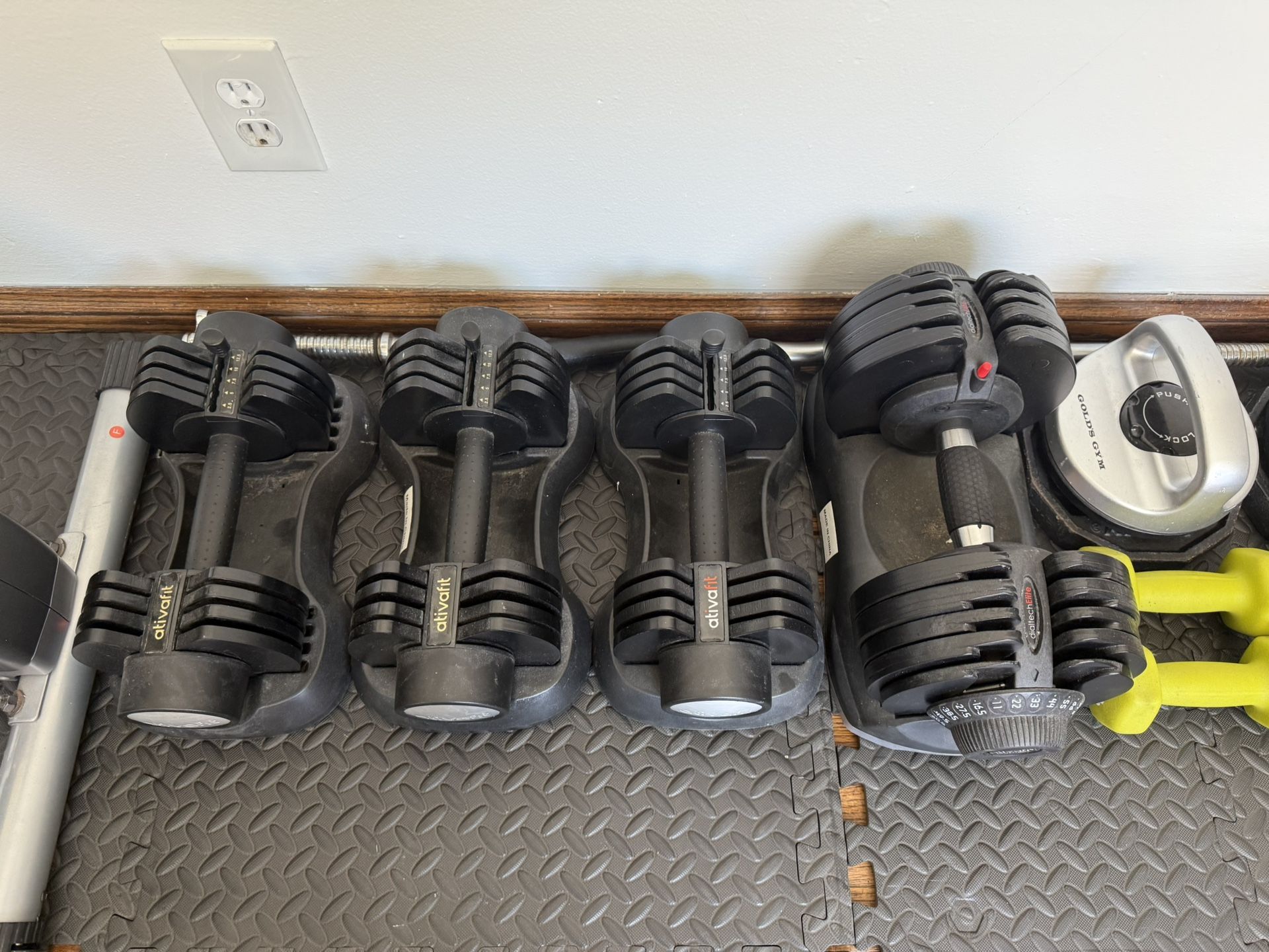 ativafit adjustable dumbbell 27.5 lbs Set Or Single