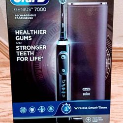 New Oral-B Genius 7000 electric toothbrush.