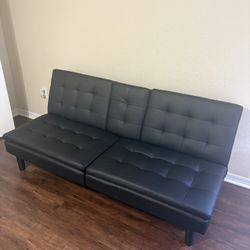 Leather Futon 