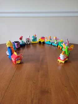Vintage McDonald's Happy Meal Birthday Train Toy Lot