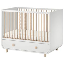 MYLLRA Ikea Baby crib w/ Drawer - Deadstock