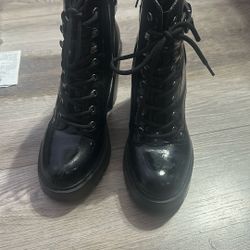 Black Leather Boots 
