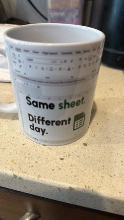 Excel Spreadsheet Mug