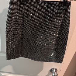 Windsor Rhinestone Mini Skirt – Size M (NWT)