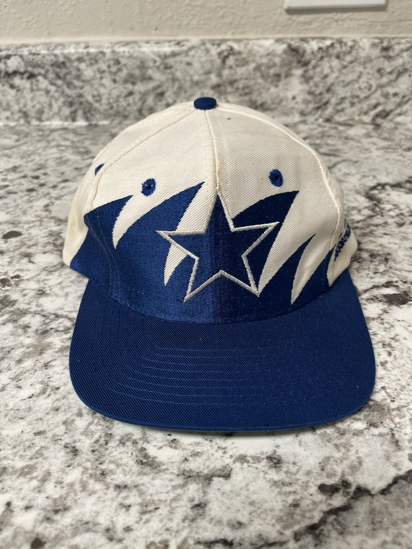 90's Dallas Cowboys Logo Athletic Sharktooth NFL Snapback Hat