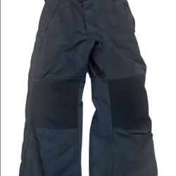 Black Dot Men’s Large Snowboard Ski Overalls Bibs Black Zip Leg Suspenders