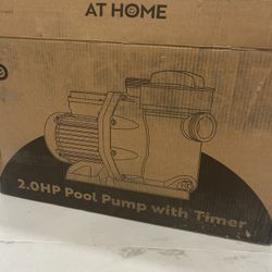Pool Pump With Timer 2.0 HP 120v
