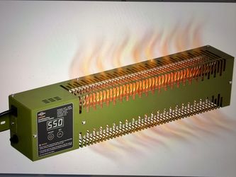 Brand new 600w heater with thermostat 120v convection heater