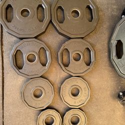 Iron Grip Olympic Plate Set