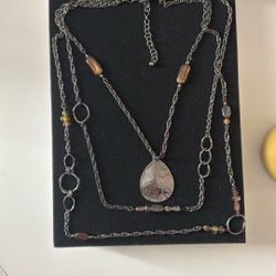 Chicos Long Necklace 