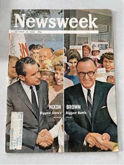 Newsweek Magazine October 29, 1962 Multi-color