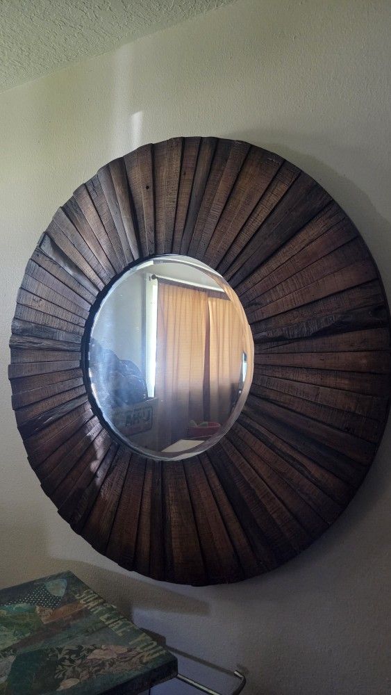 Wood Mirror 