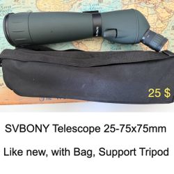 SVBONY Telescope 25-75x75mm
