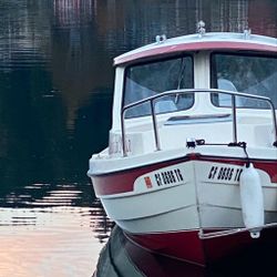 16’ C-Dory Hardtop Angler w/50hp Honda Four Stroke  + 8hp Honda EZ Loader Trailer