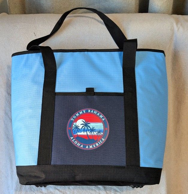 Tommy Bahama Insulated Cooler Tote Bag - Blue *NWT*