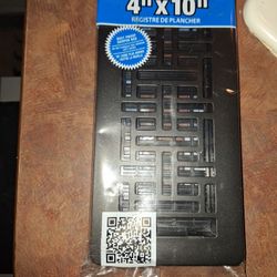 4x10 Metal Floor Register 