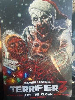 Terrifier 3 Ultimate X-mas Art the Clown Action Figure NECA