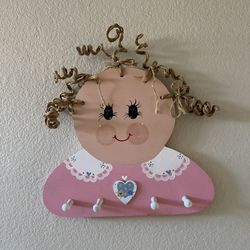 Decorative Little Girl Bow Holder / Jewelry Holder
