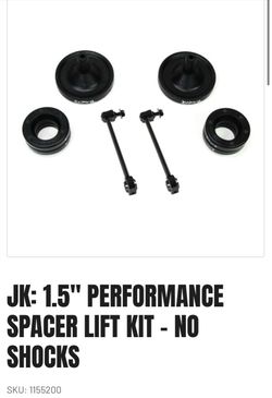 Spacer Lift Kit For Jeep