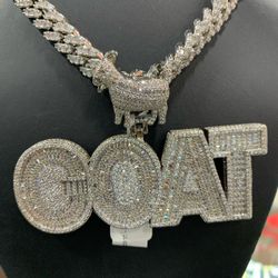 Large Goat Pendant available in Gold  and Silver  